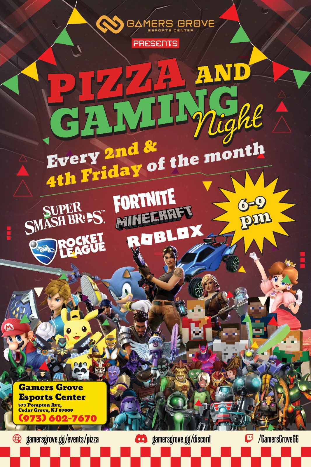 Pizza and Gaming Night at GG Academy